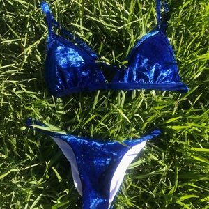 Blue Velvet Bikini